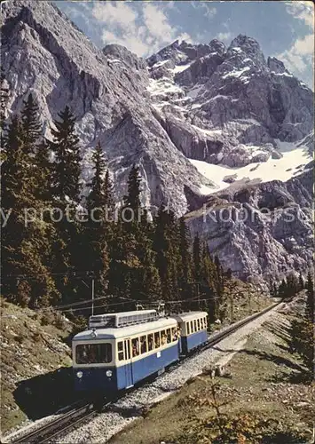 Zugspitzbahn Zahnradbahn Riffelriss Zugspitze Kat. Eisenbahn