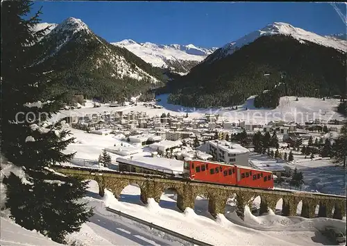 Zahnradbahn Parsenn Bahn Davos Dorf Pischahorn Kat. Bergbahn