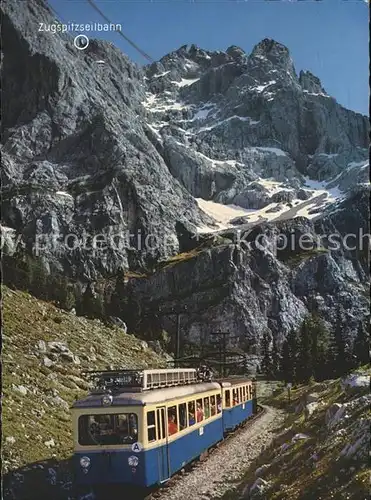 Zugspitzbahn Zahnradbahn Zugspitzgipfel Kat. Eisenbahn