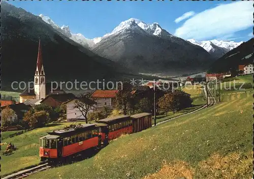 Eisenbahn Stubaitalbahn Telfes Pinnistal Habicht Stubaier Gletscher  Kat. Eisenbahn