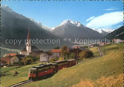 Eisenbahn Stubaitalbahn Pinnistal Habicht Stubaier Gletscher  Kat. Eisenbahn