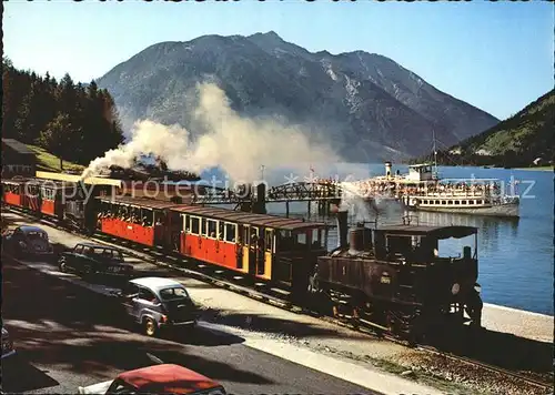 Zahnradbahn Achensee Dampfer Stadt Innsbruck Landungssteg Seespitze Kat. Bergbahn