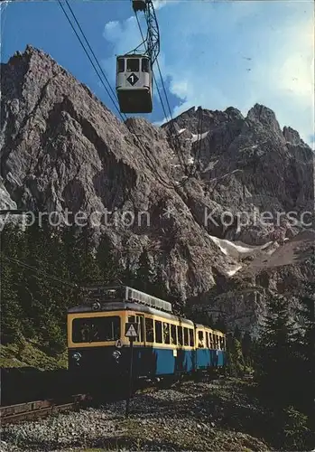 Zugspitzbahn Zahnradbahn Seilbahn Zugspitze Kat. Eisenbahn