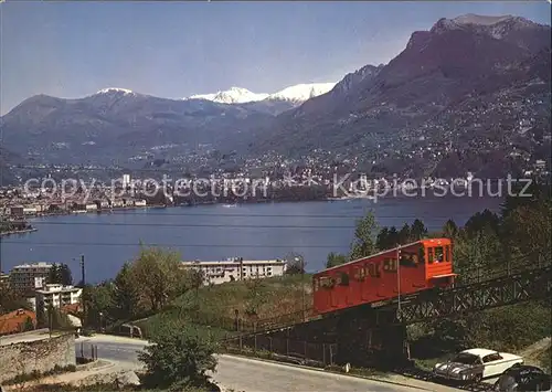 Zahnradbahn Lugano San Salvatore Funicolare  Kat. Bergbahn