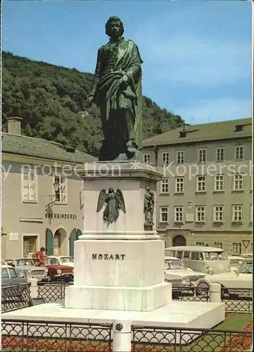 Mozart Wolfgang Amadeus Denkmal Salzburg Kat. Komponist