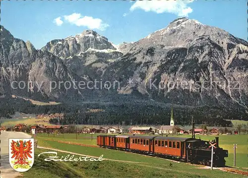 Eisenbahn Zillertalbahn Strass Rofangebirge  Kat. Eisenbahn