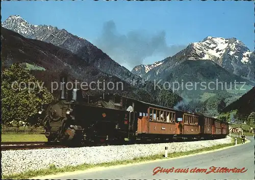 Lokomotive Zillertalbahn Gruenberg Kat. Eisenbahn