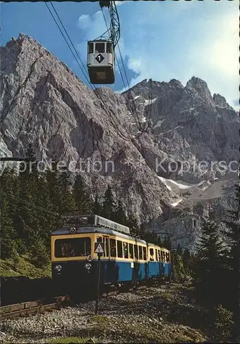 Zugspitzbahn Zahnradbahn Seilbahn Zugspitzgipfel Kat. Eisenbahn