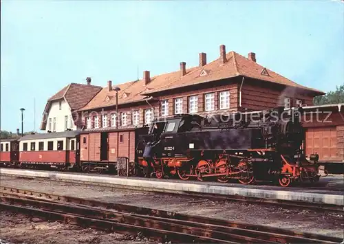 Lokomotive Baederbahn Bad Doberan Kuehlungsborn Bahnhof Kat. Eisenbahn