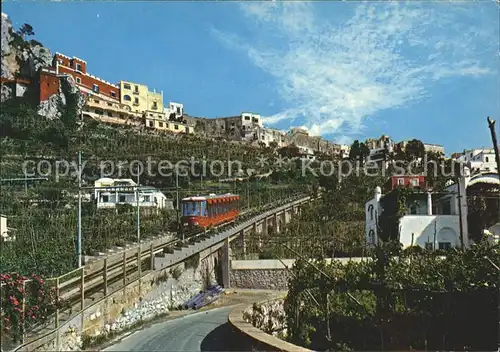 Zahnradbahn Capri Marina Grande  Kat. Bergbahn