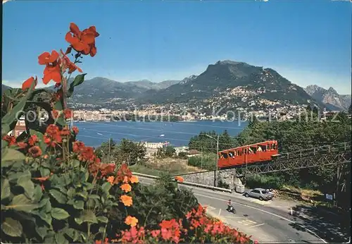 Zahnradbahn Monte San Salvatore Lugano Monte Bre  Kat. Bergbahn