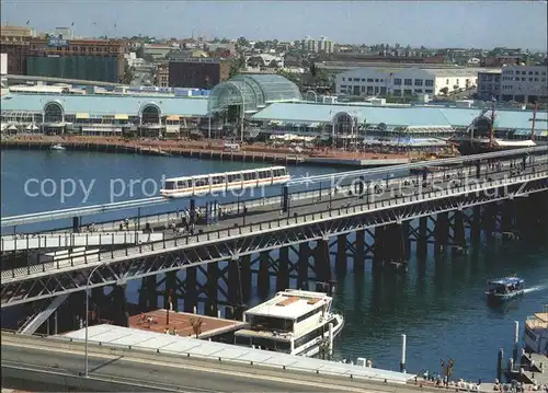 Eisenbahn Monorail Pyrmont Bridge Darling Harbour  Kat. Eisenbahn