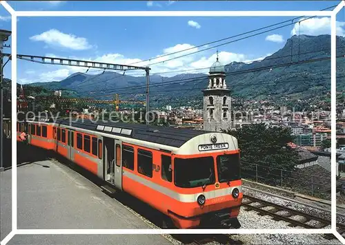 Eisenbahn Ferrovia Lugano Ponte Tresa  Kat. Eisenbahn
