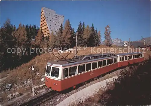 Eisenbahn Vysoke Tatry Hotel Panorama na Strbskom Plese  Kat. Eisenbahn