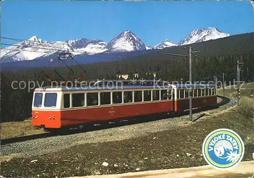 Eisenbahn Tatransky narodny park Vysoke Tatry  Kat. Eisenbahn