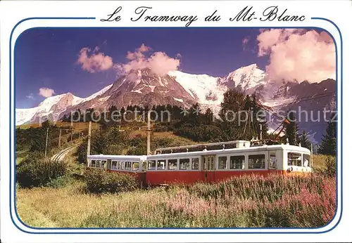 Eisenbahn Tramway Mont Blanc Col de Voza St. Gervais les bAINS Kat. Eisenbahn