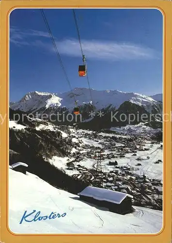 Seilbahn Madrisa Klosters Gatschieferspitz Kat. Bahnen