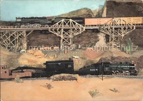 Modellbau Eisenbahn Free Valley Railroad Lok Santa Fe  Kat. Spielzeug