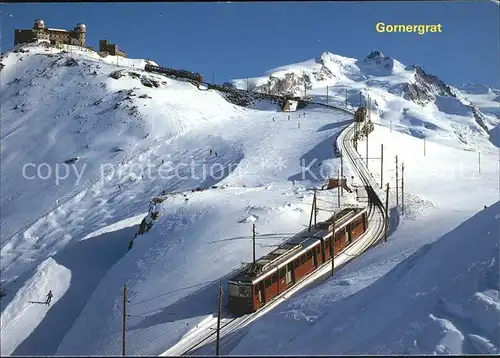 Zahnradbahn Gornergrat Zermatt Monte Rosa  Kat. Bergbahn