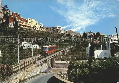 Zahnradbahn Capri Case Marina Grande  Kat. Bergbahn
