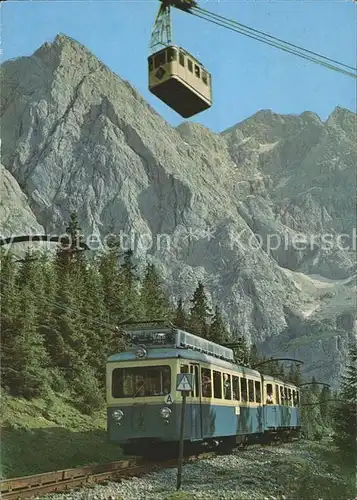 Zugspitzbahn Zahnradbahn Seilbahn Zugspitzgipfel Kat. Eisenbahn