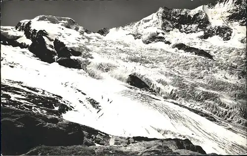 Gletscher Fee Gletscher Alphubel Taeschhorn Saas Fee  Kat. Berge