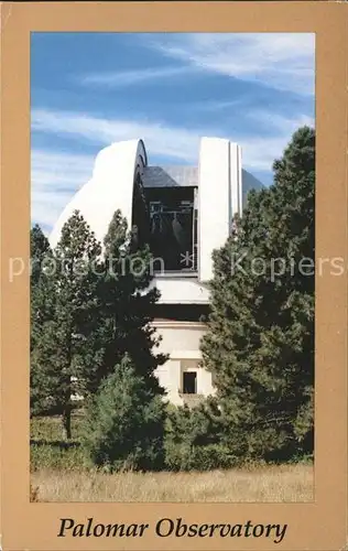 Observatorium Sternwarte Urania Palomar North San Diego County  Kat. Gebaeude