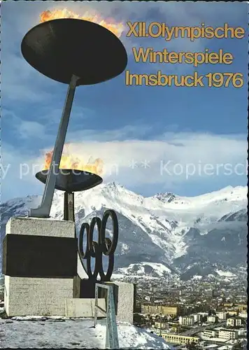 Olympia XII. Olympische Winterspiele Innsbruck  Kat. Sport