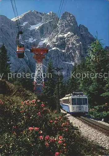 Zugspitzbahn Seilbahn Zahnradbahn Zugspitze Kat. Eisenbahn