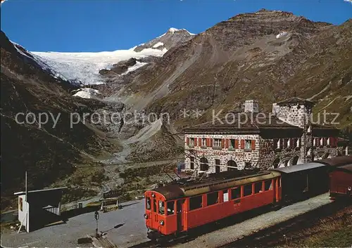 Eisenbahn Alp Gruem Paluegletscher  Kat. Eisenbahn