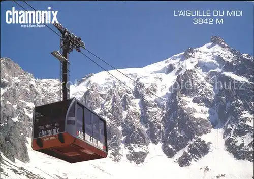 Seilbahn Aiguille du Midi Chamonix Mont Blanc Kat. Bahnen