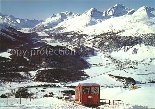 Zahnradbahn Muottas Muragl Oberengadin Kat. Bergbahn