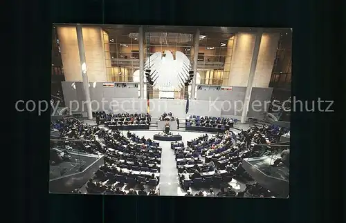 Politik Plenarsaal Reichstagsgebaeude  Kat. Politik