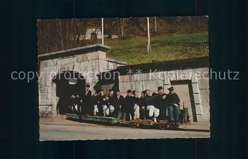 Salzbergwerk Berchtesgaden Ausfahrt Bergbahn Kat. Rohstoffe Commodities