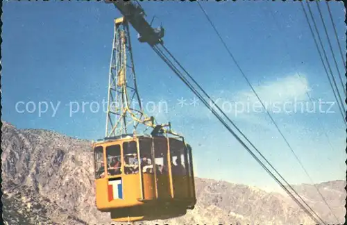 Seilbahn Palm Springs California  Kat. Bahnen