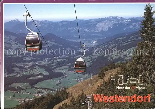 Seilbahn Alpenrosenbahn Westendorf Tirol Kat. Bahnen