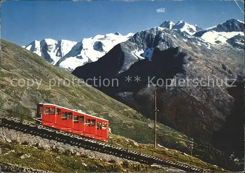 Zahnradbahn Muottas Muragl Bernina Gruppe Kat. Bergbahn