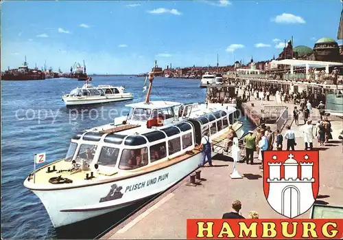 Motorschiffe Plisch und Plum Hamburg  Kat. Schiffe