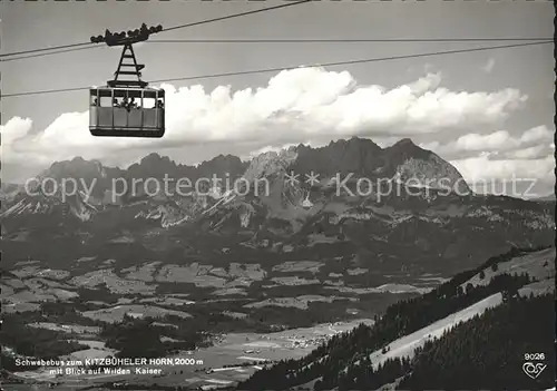 Seilbahn Kitzbueheler Horn Wilder Kaiser  Kat. Bahnen