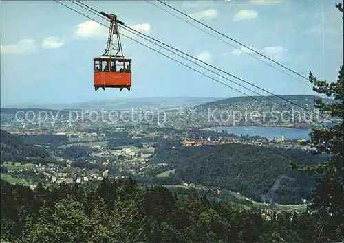 Seilbahn Aliswil Felsenegg  Kat. Bahnen