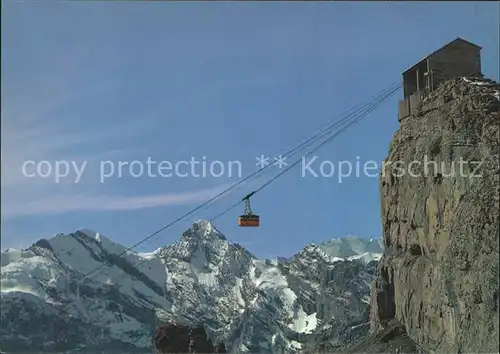 Seilbahn Schilthorn Muerren Station Birg Gspaltenhorn Kat. Bahnen