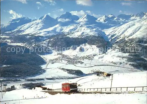 Zahnradbahn Muottas Muragl Oberengadin Kat. Bergbahn