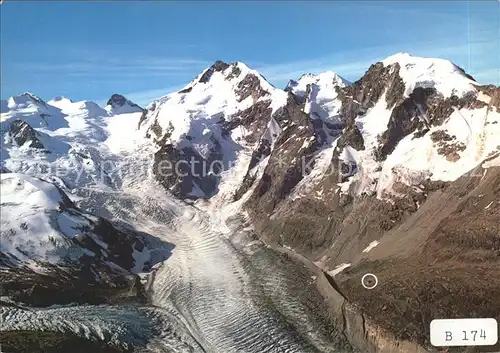 Gletscher Piz Bernina Piz Morteratsch  Kat. Berge