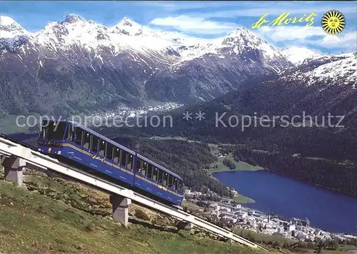 Zahnradbahn St. Moritz Corvigliabahn  Kat. Bergbahn