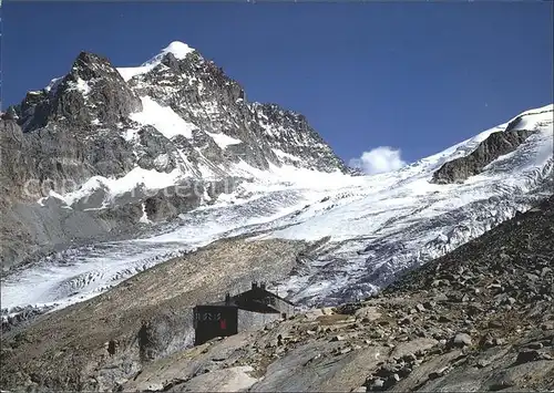 Gletscher Coaz Huette SAC Piz Roseg  Kat. Berge