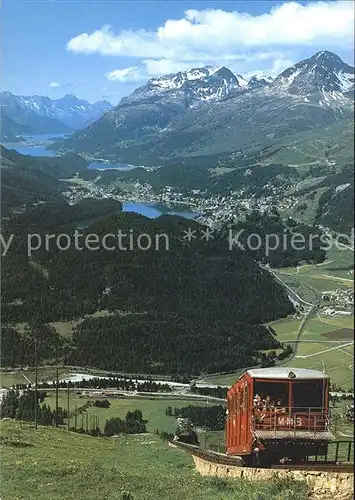 Zahnradbahn Muottas Muragl Oberengadin Kat. Bergbahn