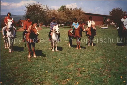 Pony Tiere Reiten Bauernhof Reuenthal  Kat. Tiere