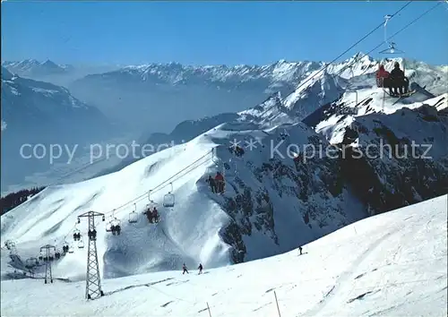 Sessellift Kaeserstatt Hohstraess Niesen Augstmatthorn Tannhorn  Kat. Bahnen