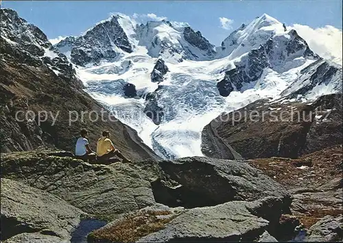 Gletscher Fuorcla Surlej Piz Bernina Piz Roseg  Kat. Berge