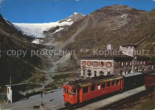 Eisenbahn Alp Gruem Paluegletscher  Kat. Eisenbahn